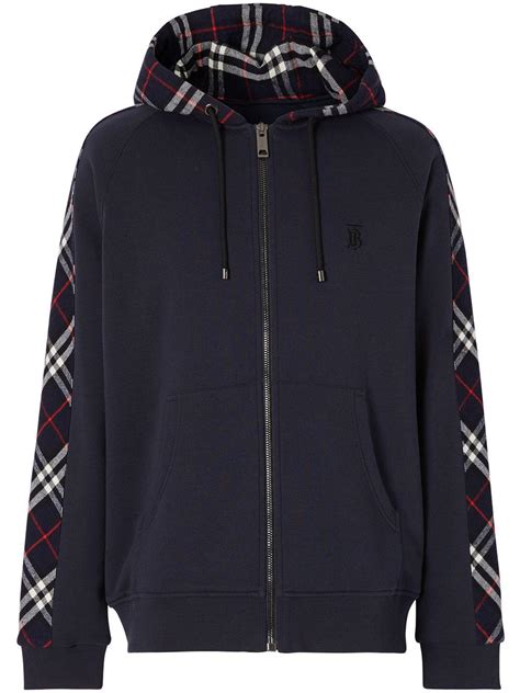 burberry mens zip up hoodie|burberry hoodie vintage.